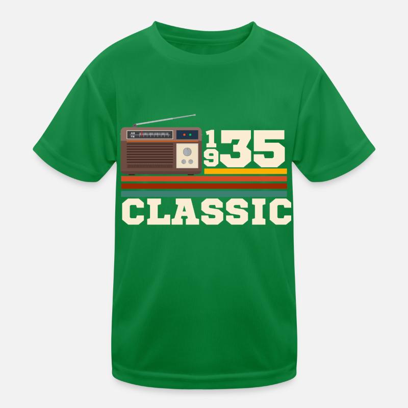Anniversary 1935 retro classic Kids Functional T-Shirt