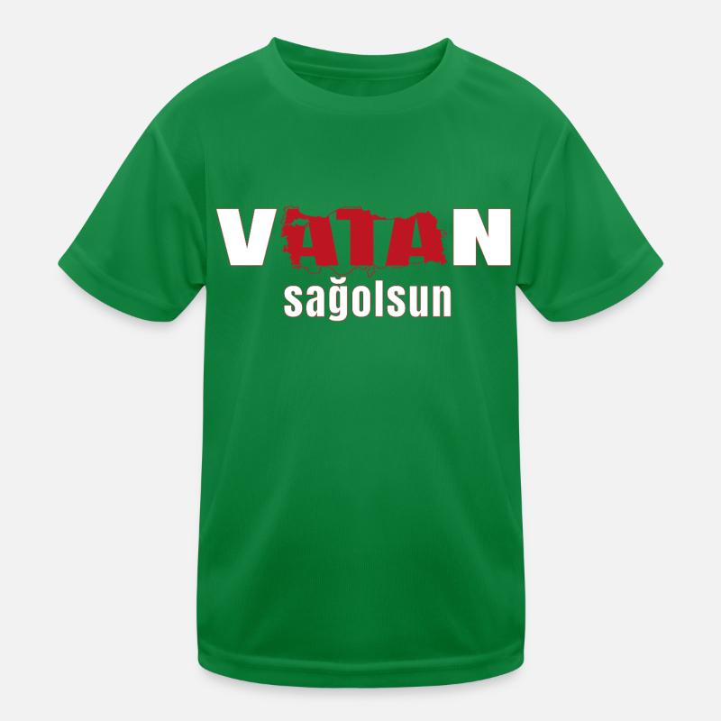 vatan sagolsun v7 Kinder Funktions-T-Shirt