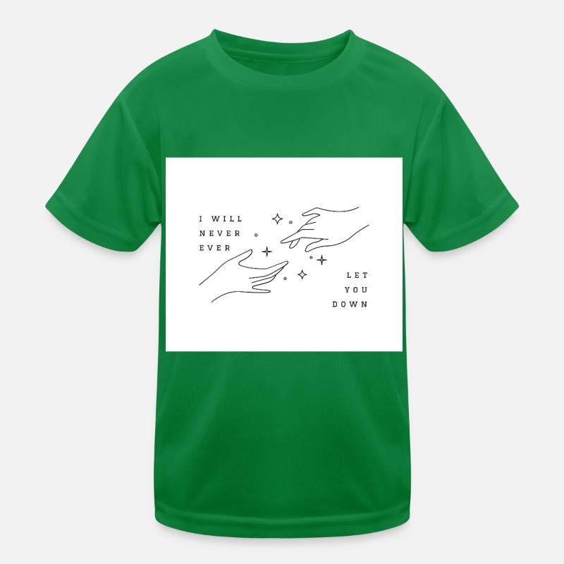 never ever Kinder Funktions-T-Shirt