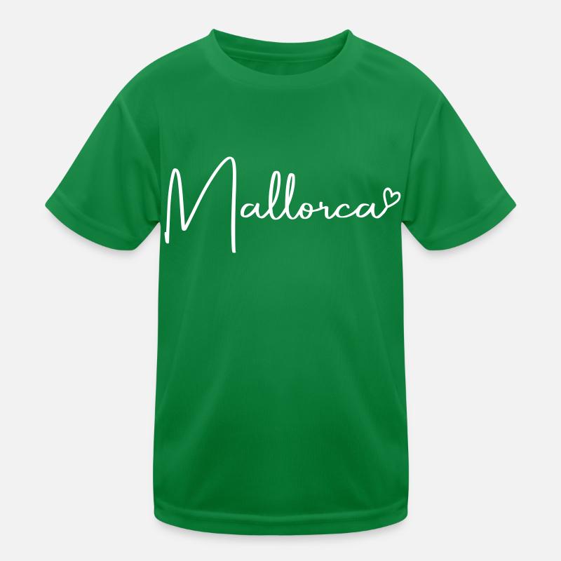Mallorca Herz Kinder Funktions-T-Shirt
