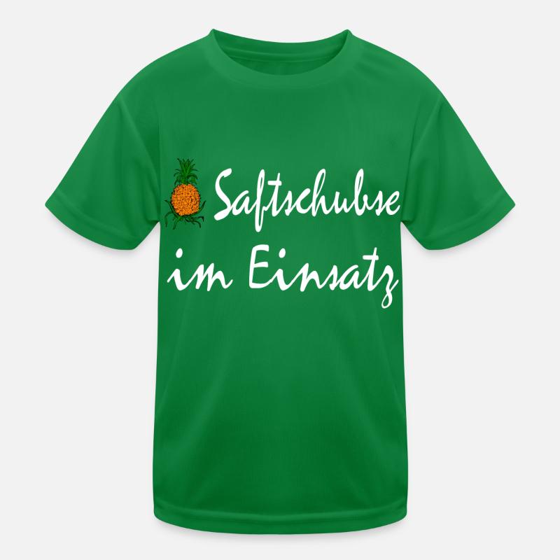 Saftschubse im Einsatz Kinder Funktions-T-Shirt
