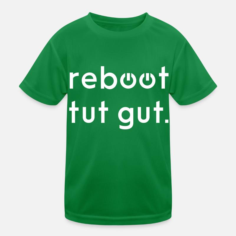 Reboot does good computer scientist gift idea Kids Functional T-Shirt