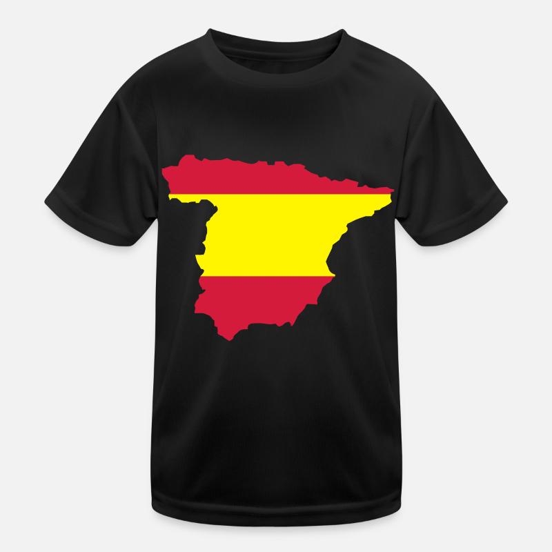 spanien Kinder Funktions-T-Shirt