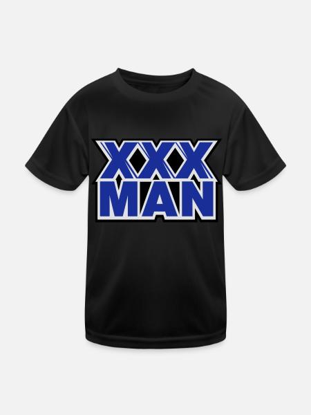 XXX Man - T-shirt sport Enfant - noir
