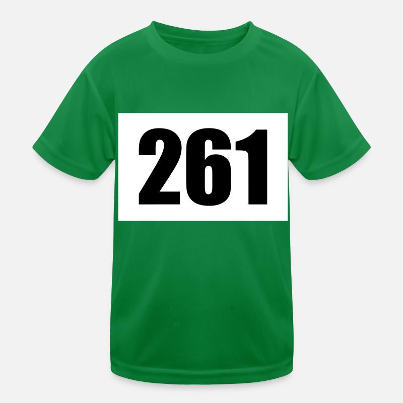Startnummer 261 Kinder Funktions-T-Shirt