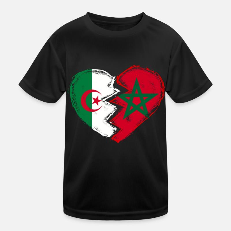 Marokko Algerien Kinder Funktions-T-Shirt