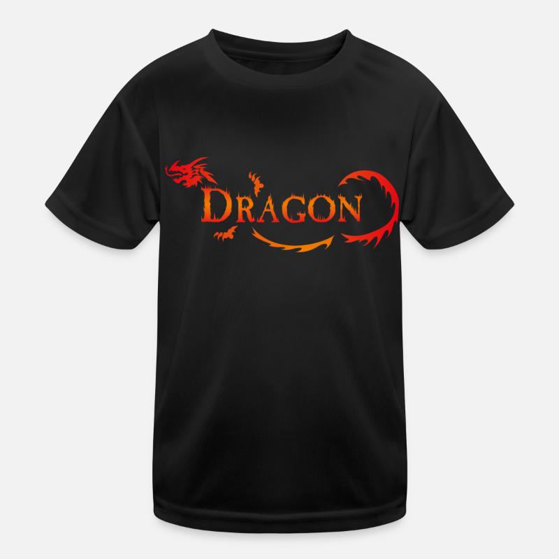 Drachen Kinder Funktions-T-Shirt