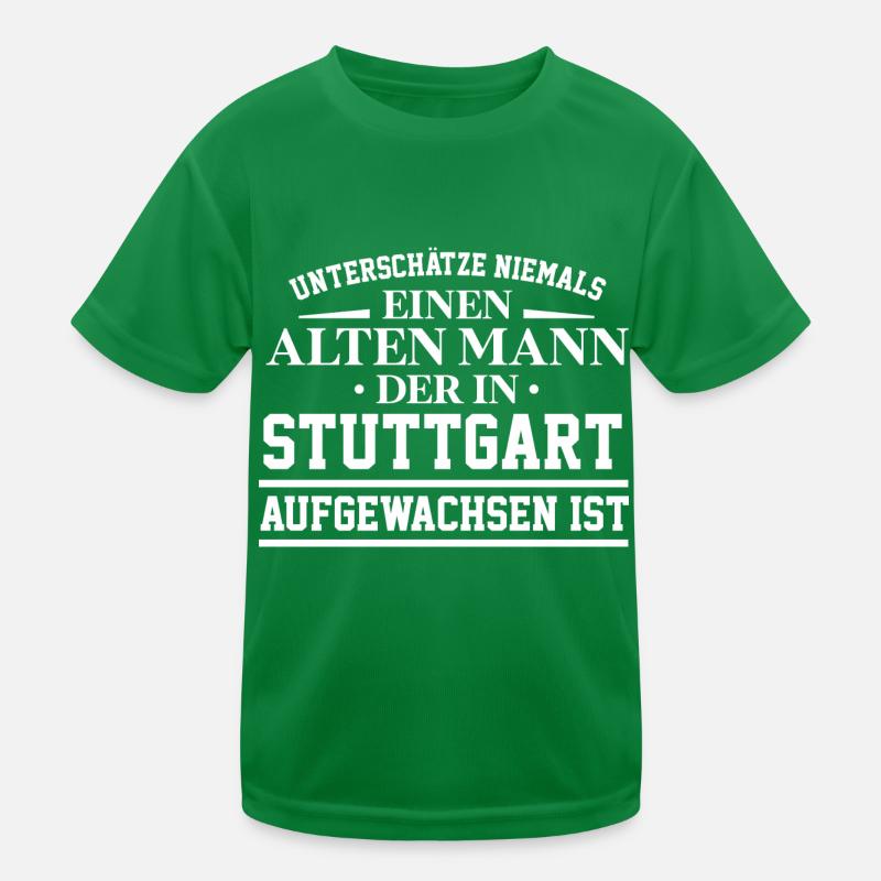 Stuttgart Männertag Vatertag Mann Geburtstag Idee Kinder Funktions-T-Shirt