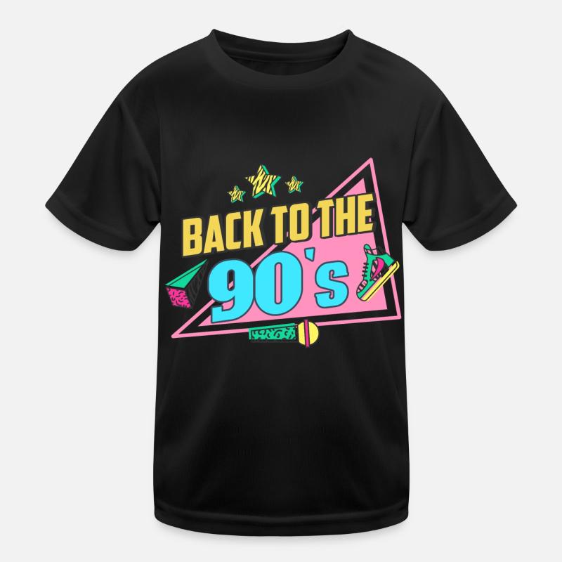 90s 90er Kinder Funktions-T-Shirt