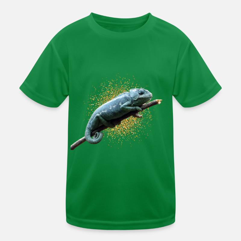 Chamäleon Kinder Funktions-T-Shirt
