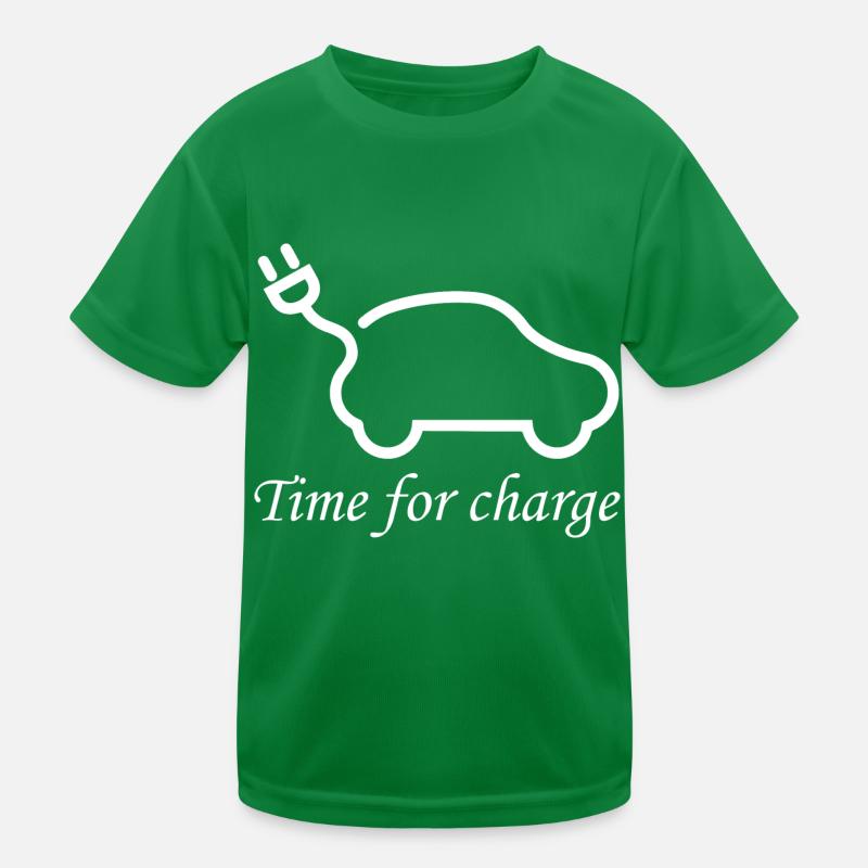 Electric Car E-mobility Hybrid Kinder Funktions-T-Shirt