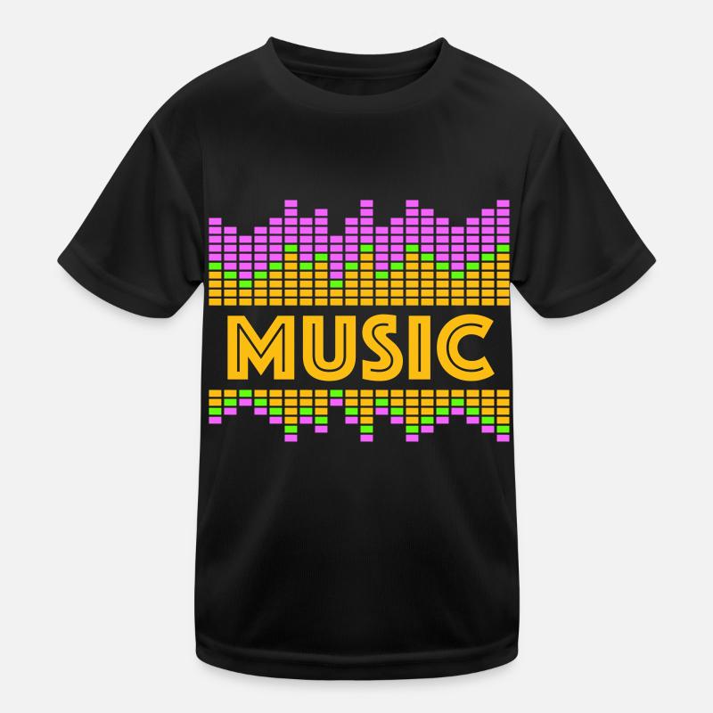 Music Equalizer LED Lichter Rhythmus tanzen Stereo Kinder Funktions-T-Shirt