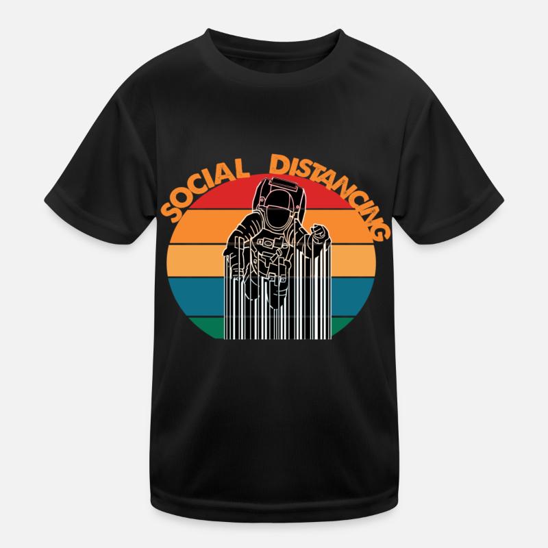 Distanciation sociale T-shirt sport Enfant