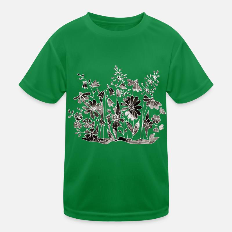 Flowers Kids Functional T-Shirt