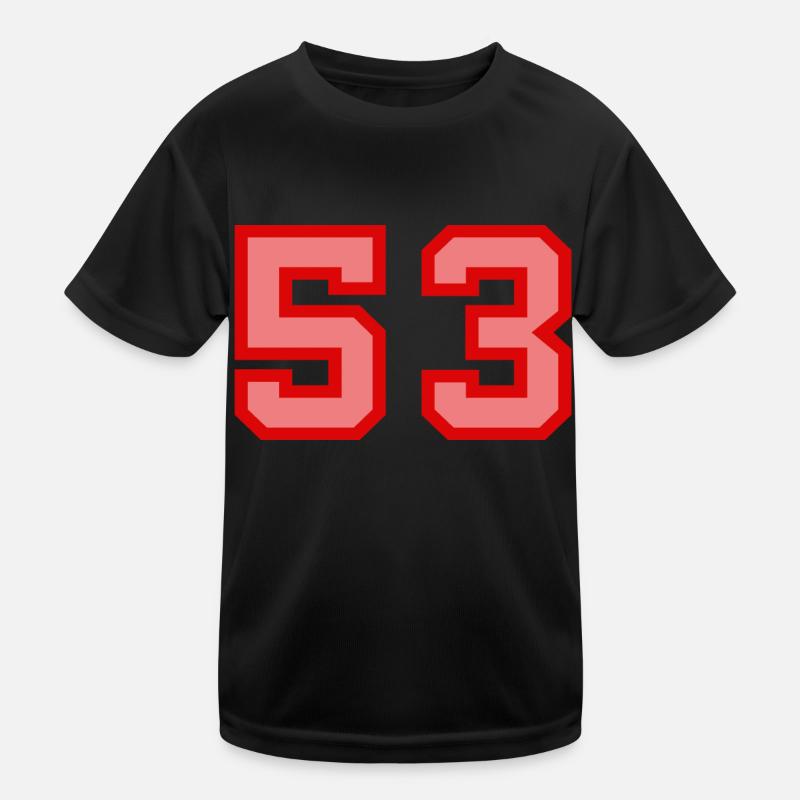 Cool Retro Retrostyle Jersey Number Back Number Kids Functional T-Shirt