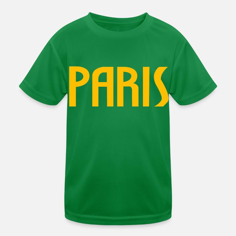 Paris Kinder Funktions-T-Shirt
