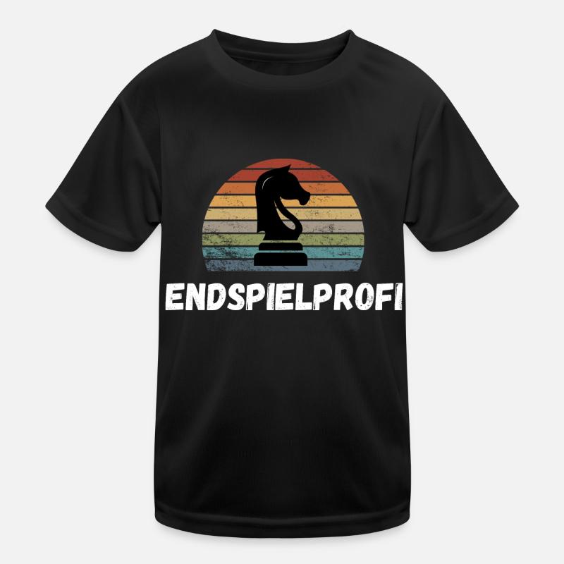 Schach Geschenk Schachspieler Queens Gambit Kinder Funktions-T-Shirt