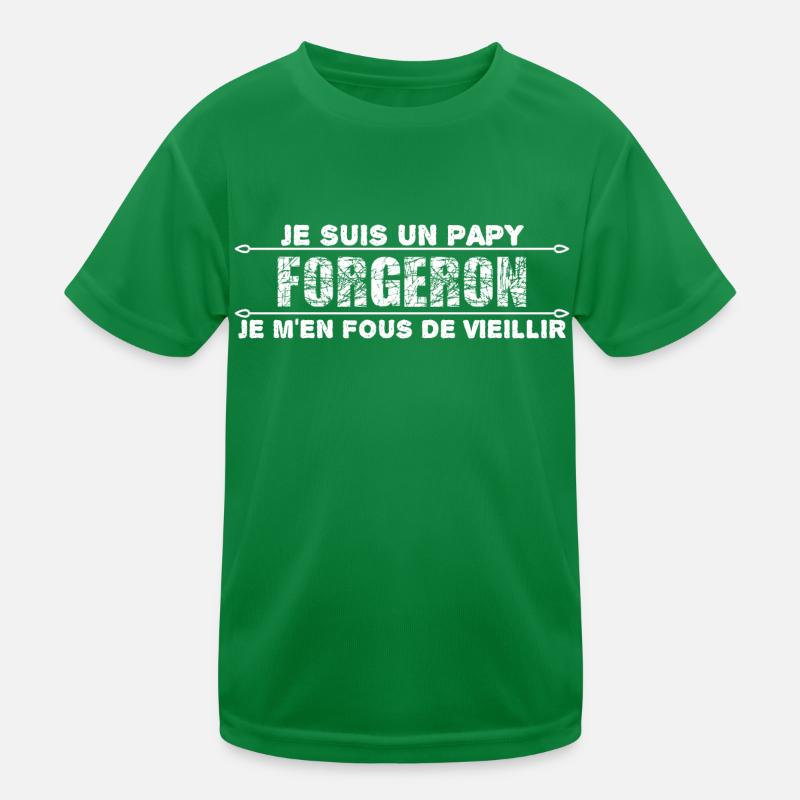 je suis un papy forgeron cadeau pour mon papy. T-shirt sport Enfant