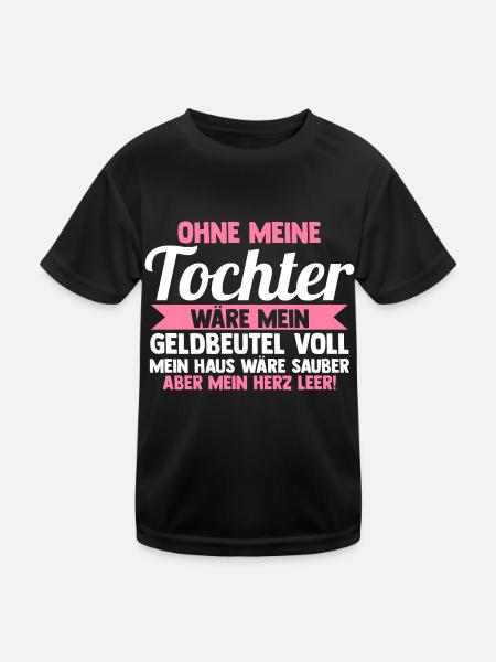 Mutter Mama - Kinder Funktions-T-Shirt - Schwarz - Vorne
