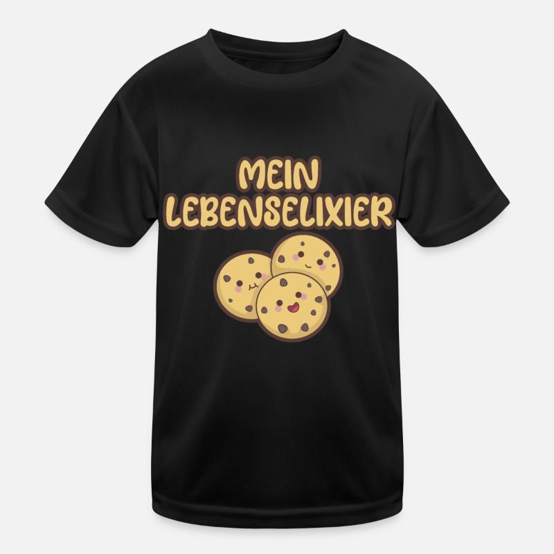 Mon élixir de vie - biscuits au chocolat T-shirt sport Enfant
