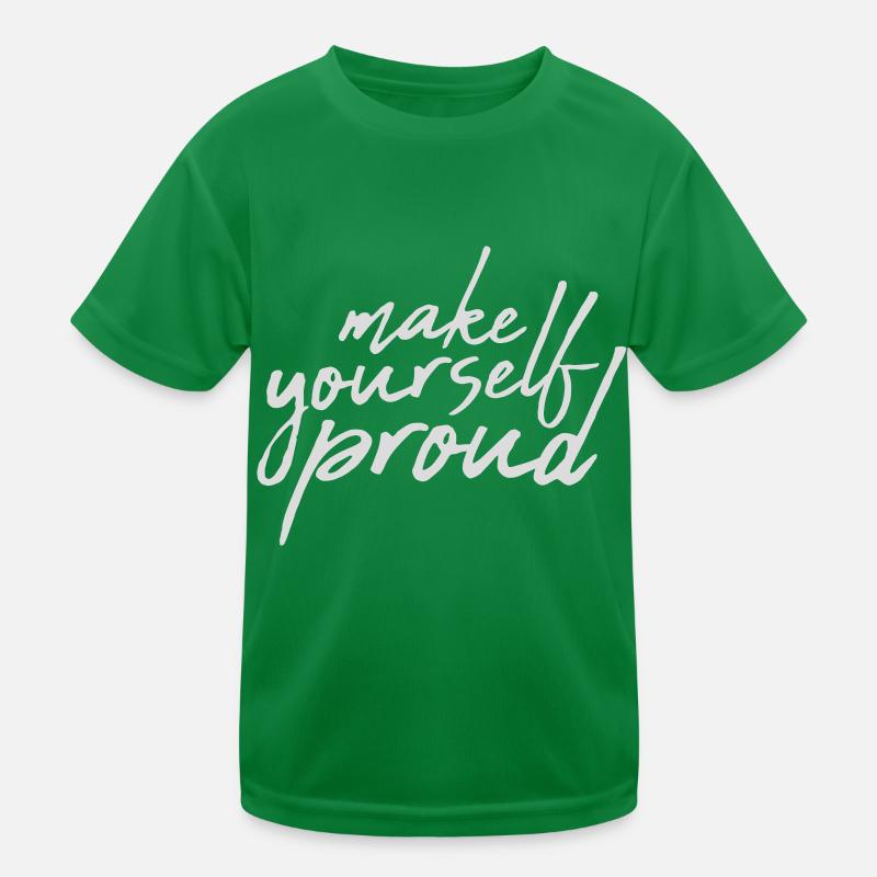 Faites-vous fier de la citation T-shirt sport Enfant