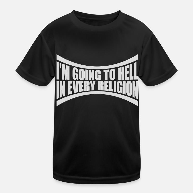 in going to hell Kids Functional T-Shirt