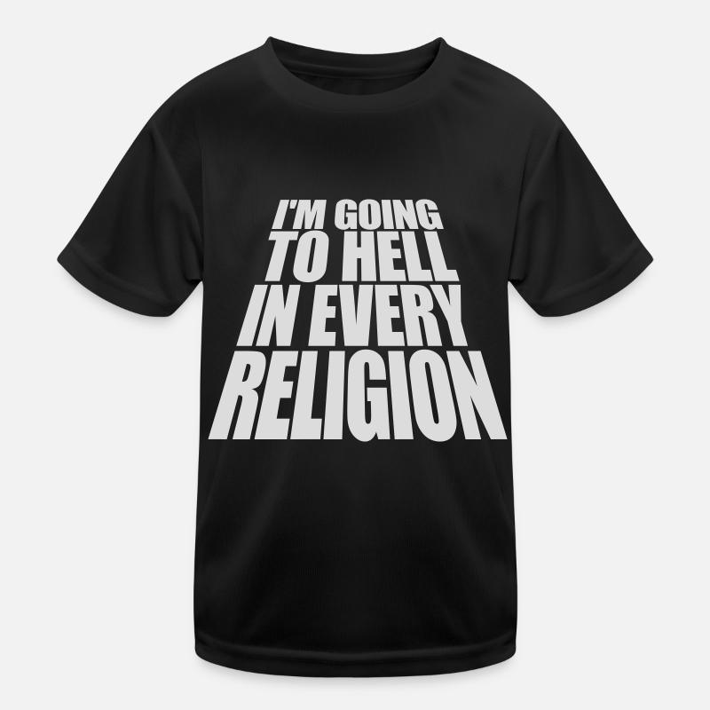 in going to hell Kids Functional T-Shirt