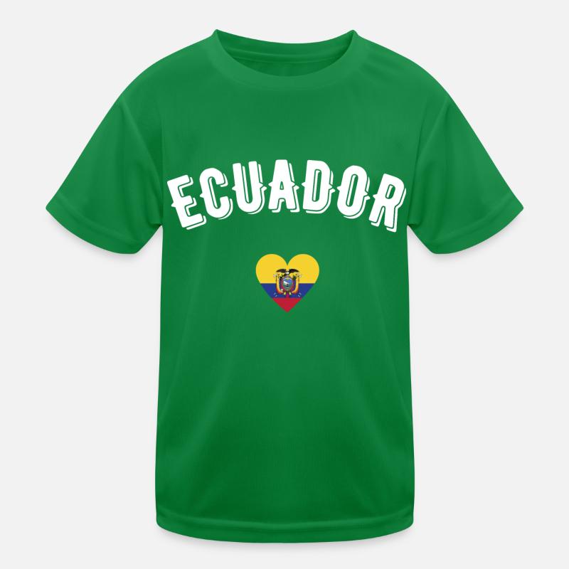 Ecuador Kinder Funktions-T-Shirt