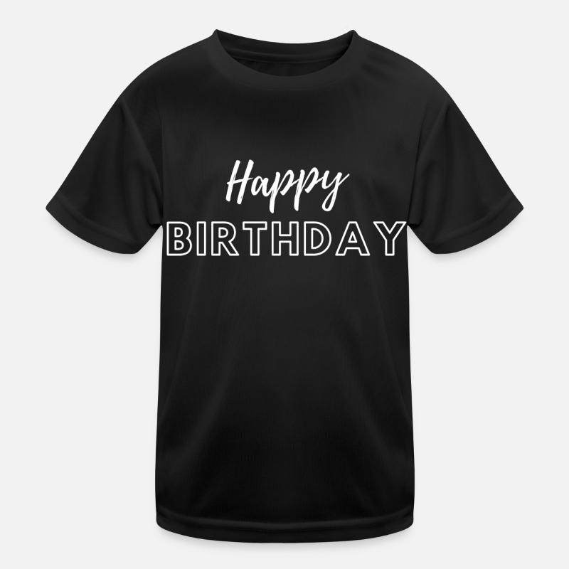 Bon anniversaire T-shirt sport Enfant