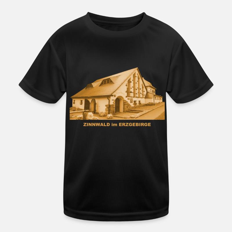 Forêt d’étain Mine d’Erzgebirge Frontière de Saxe T-shirt sport Enfant