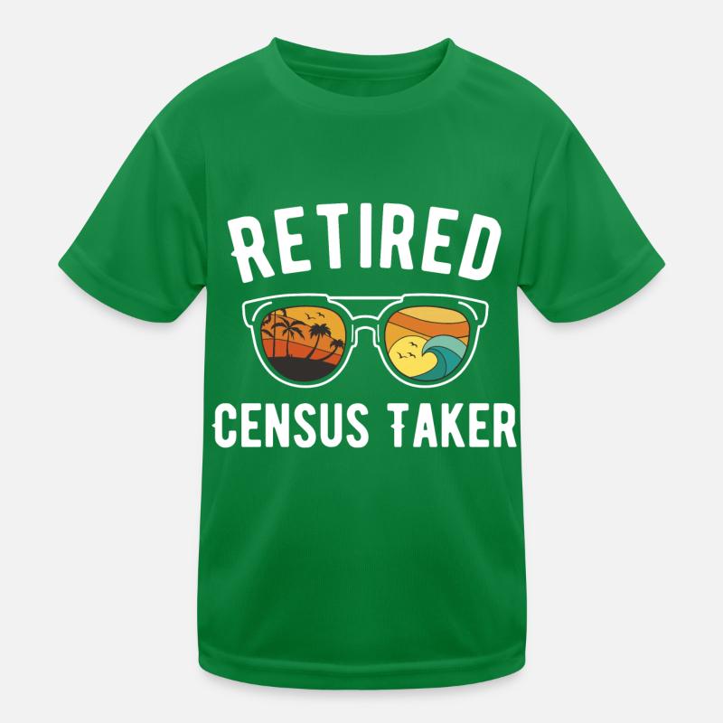 Conception de la journée de plage du recenseur à la retraite T-shirt sport Enfant