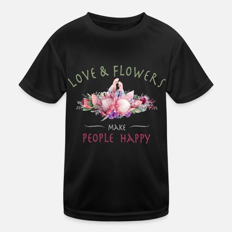 Amour et fleurs T-shirt sport Enfant