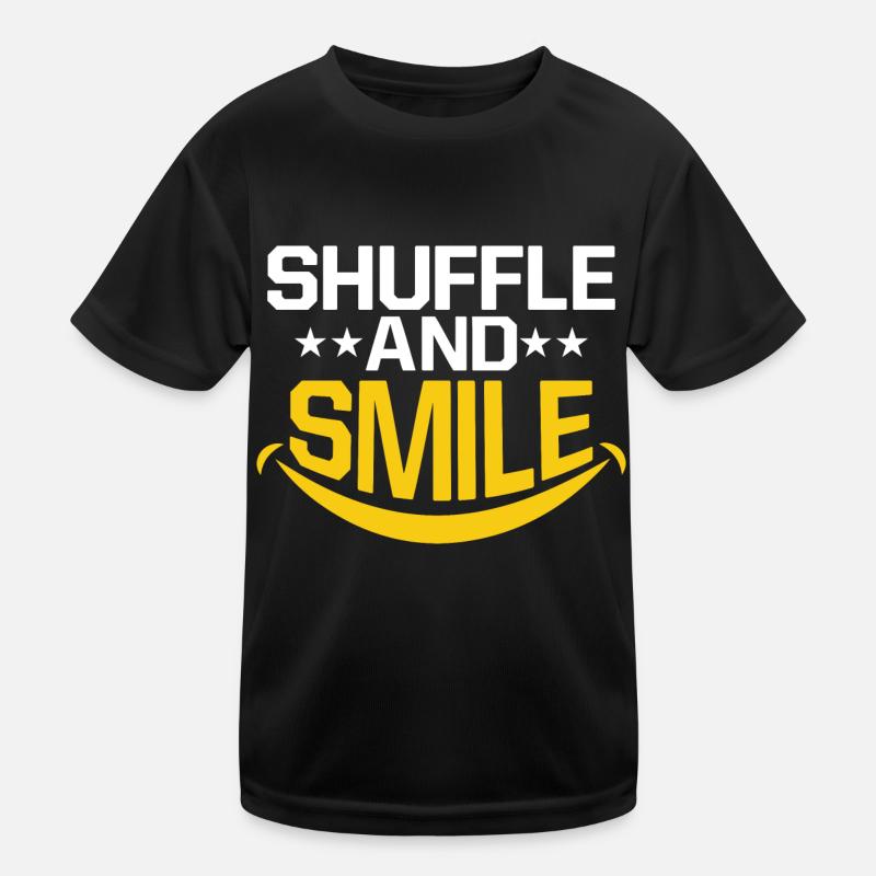 Shuffle And Smile Tap Dance Danseuse De Claquettes T-shirt sport Enfant
