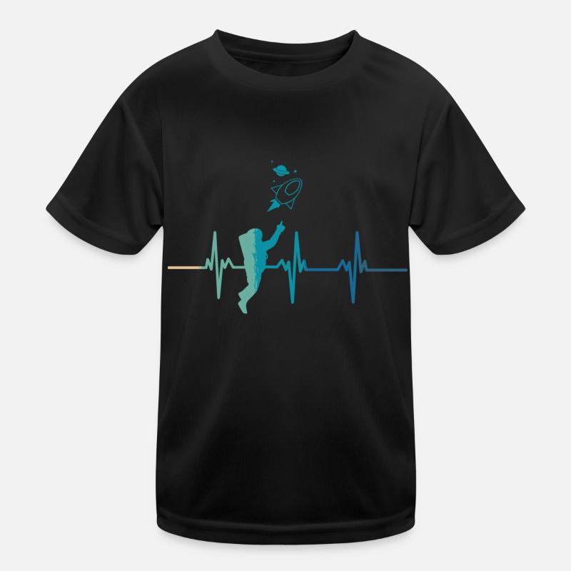 Battement de cœur astronaute T-shirt sport Enfant