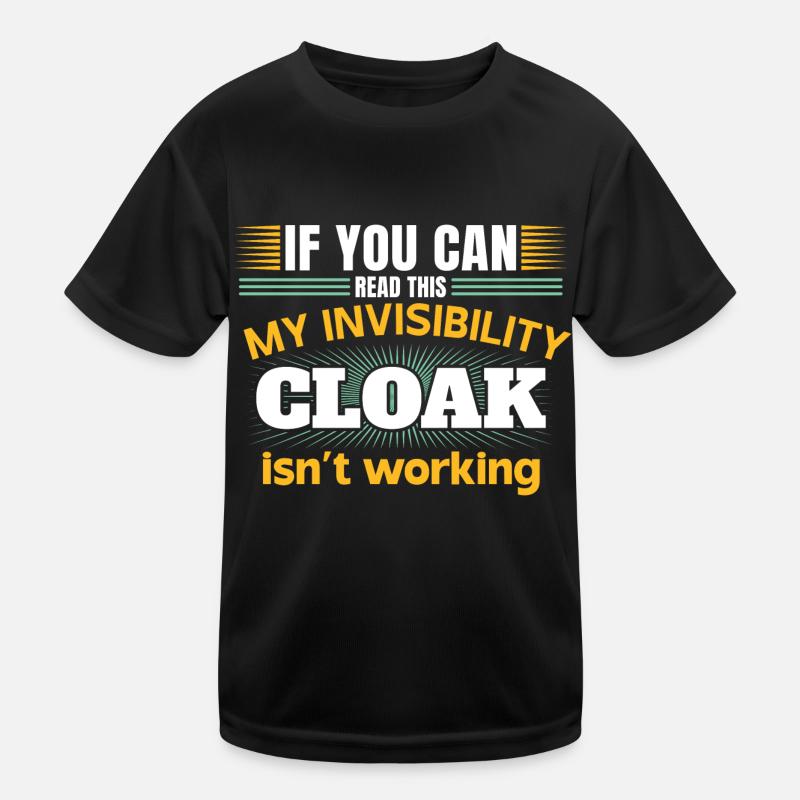 My invisible coat doesn't work Kids Functional T-Shirt