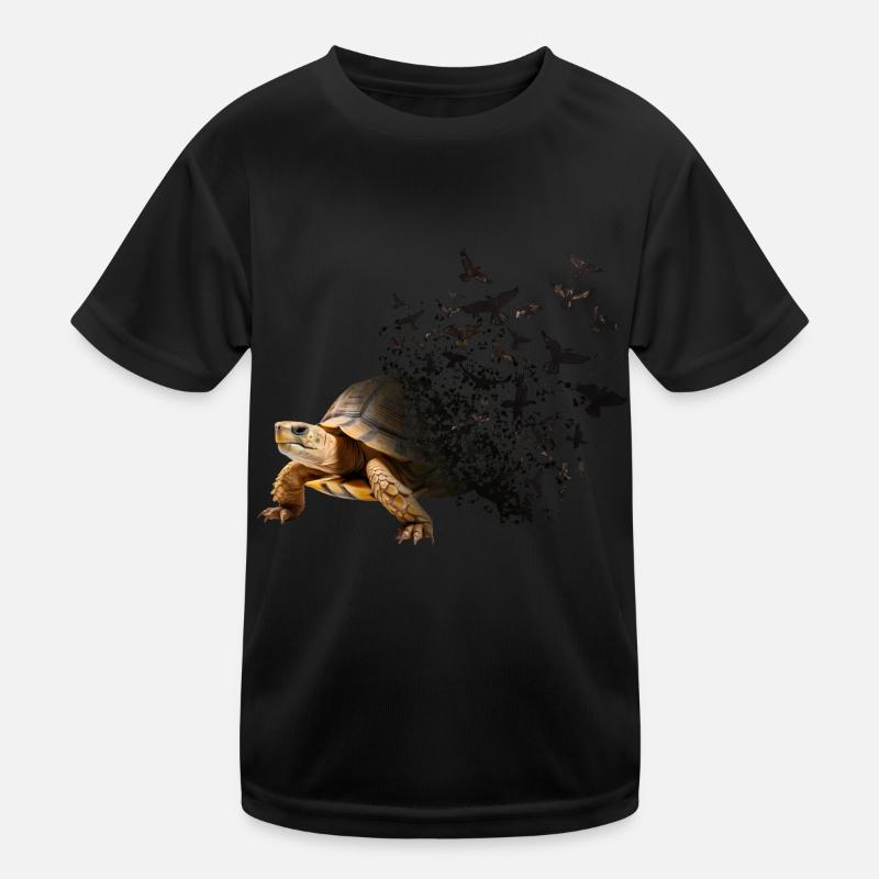Schildkröte Kinder Funktions-T-Shirt