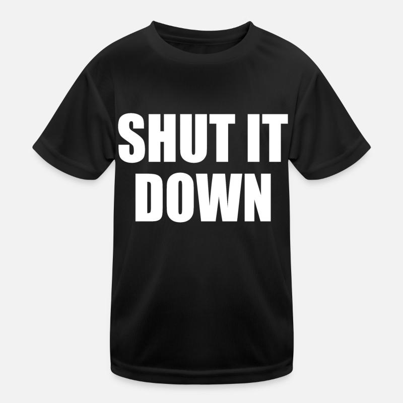 shut it down Kids Functional T-Shirt
