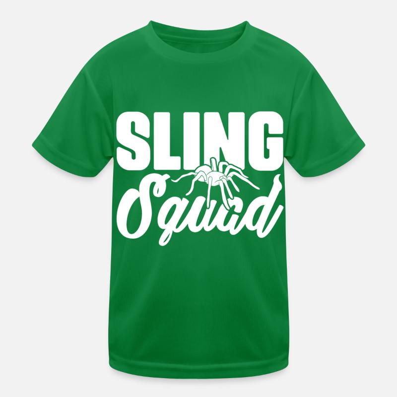Sling squad Tarantula keeper Kids Functional T-Shirt