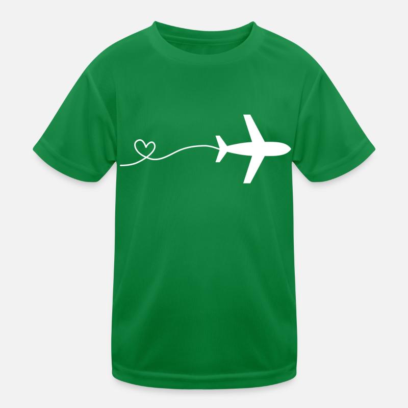 Flugzeug Kinder Funktions-T-Shirt