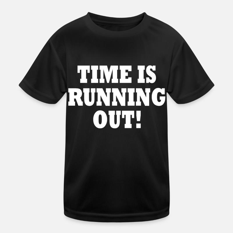 time is running out Kids Functional T-Shirt