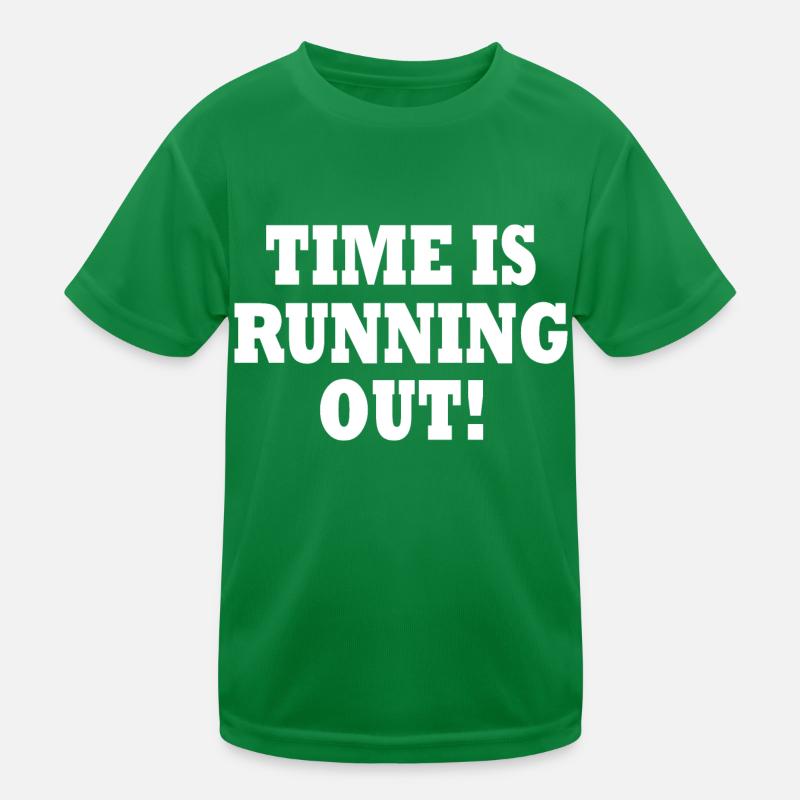 time is running out Kids Functional T-Shirt