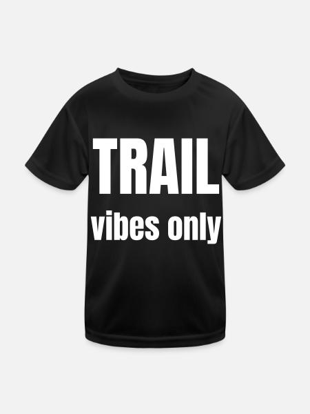 For hikers only the path - Kids Functional T-Shirt - black - Front