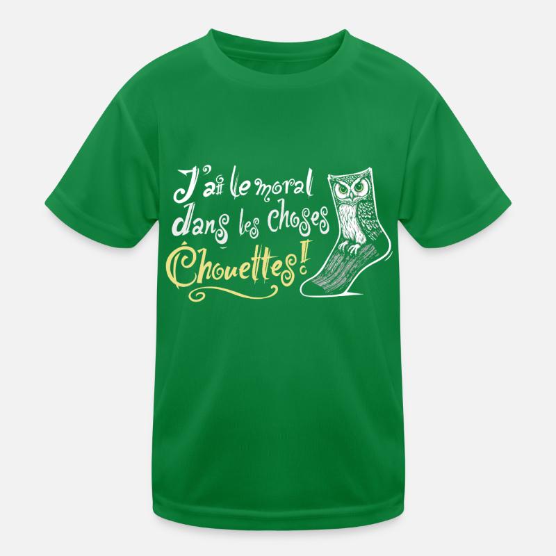 Jai le moral dans les choses chouettes ! T-shirt sport Enfant