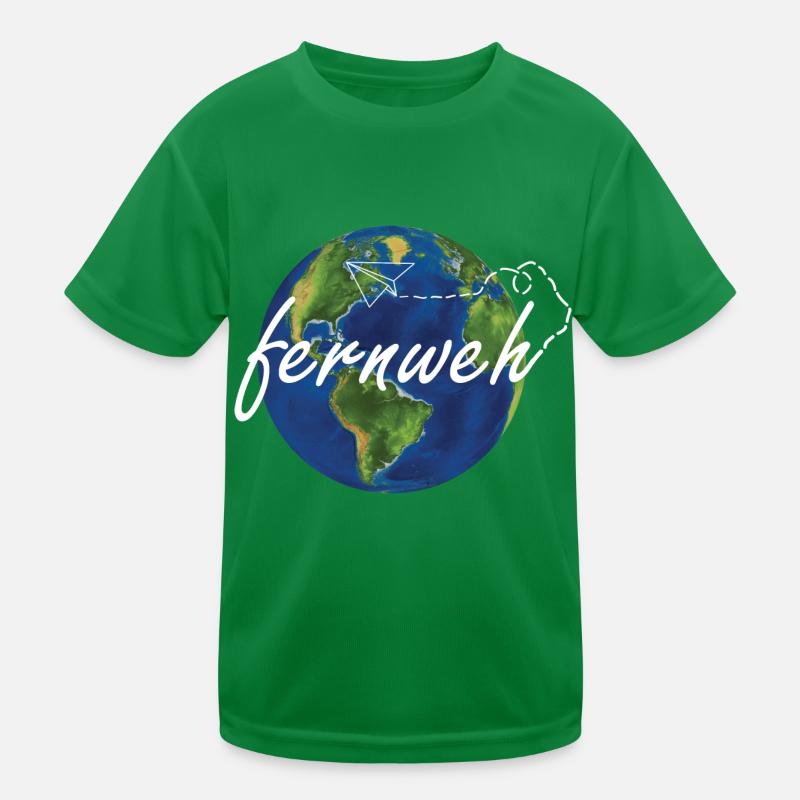 Fernweh Kinder Funktions-T-Shirt