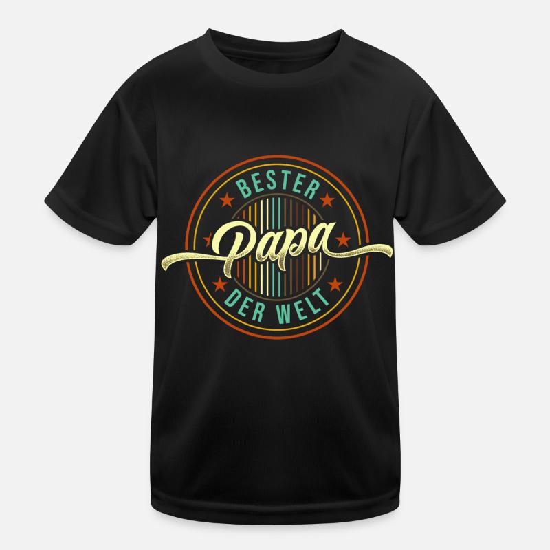 Best Dad in the World Best Dad Kids Functional T-Shirt