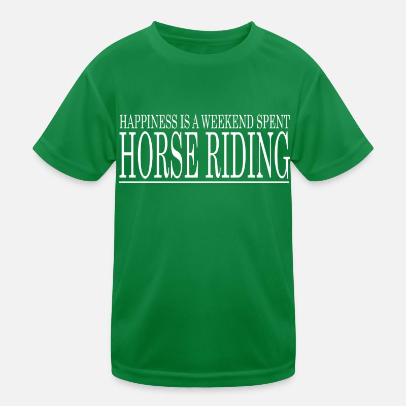 Pferd Kinder Funktions-T-Shirt