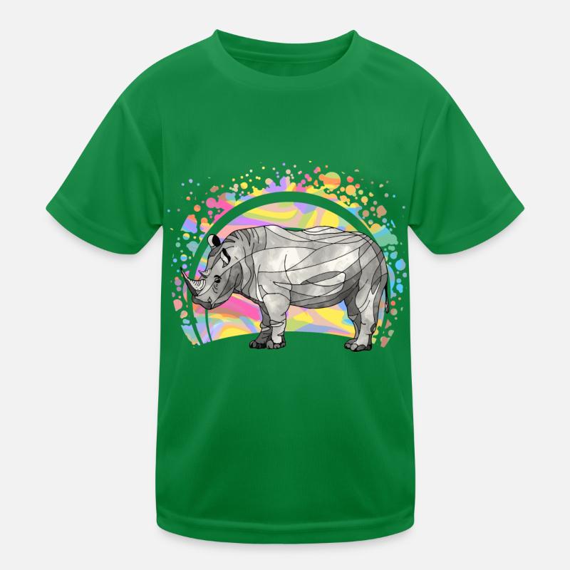 Rhinoceros Kids Functional T-Shirt
