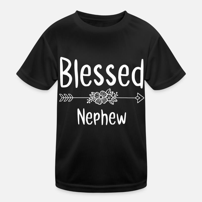 Blessed Nephew Kids Functional T-Shirt