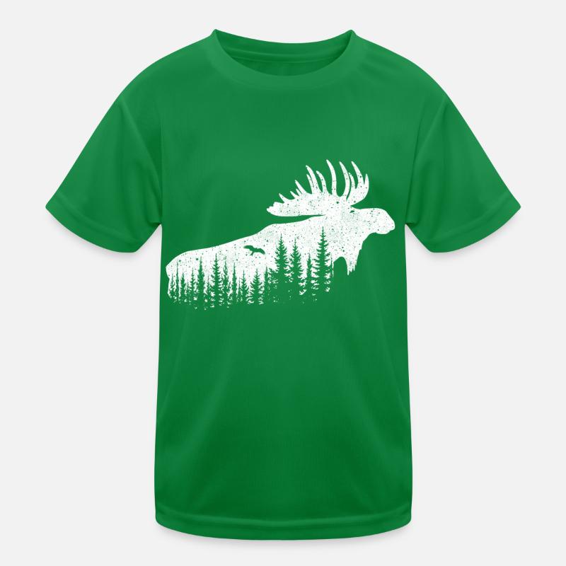 Elk Kids Functional T-Shirt