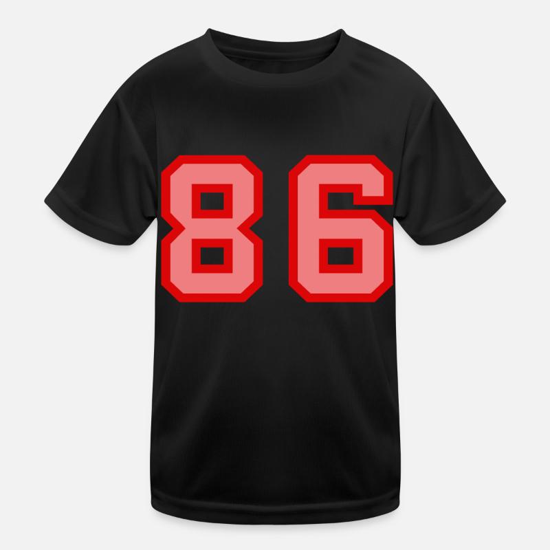 Cool Retro Retrostyle Numéro de maillot numéro de dos T-shirt sport Enfant